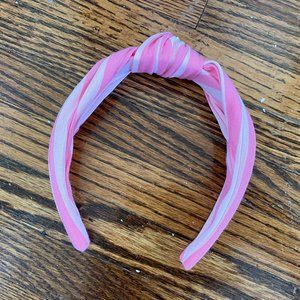 J.Crew Pink and Light Pink Striped Headband